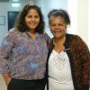 Dolly Brown with daughter Sheena Kitchener original Gandangara Land Council office, Liverpool